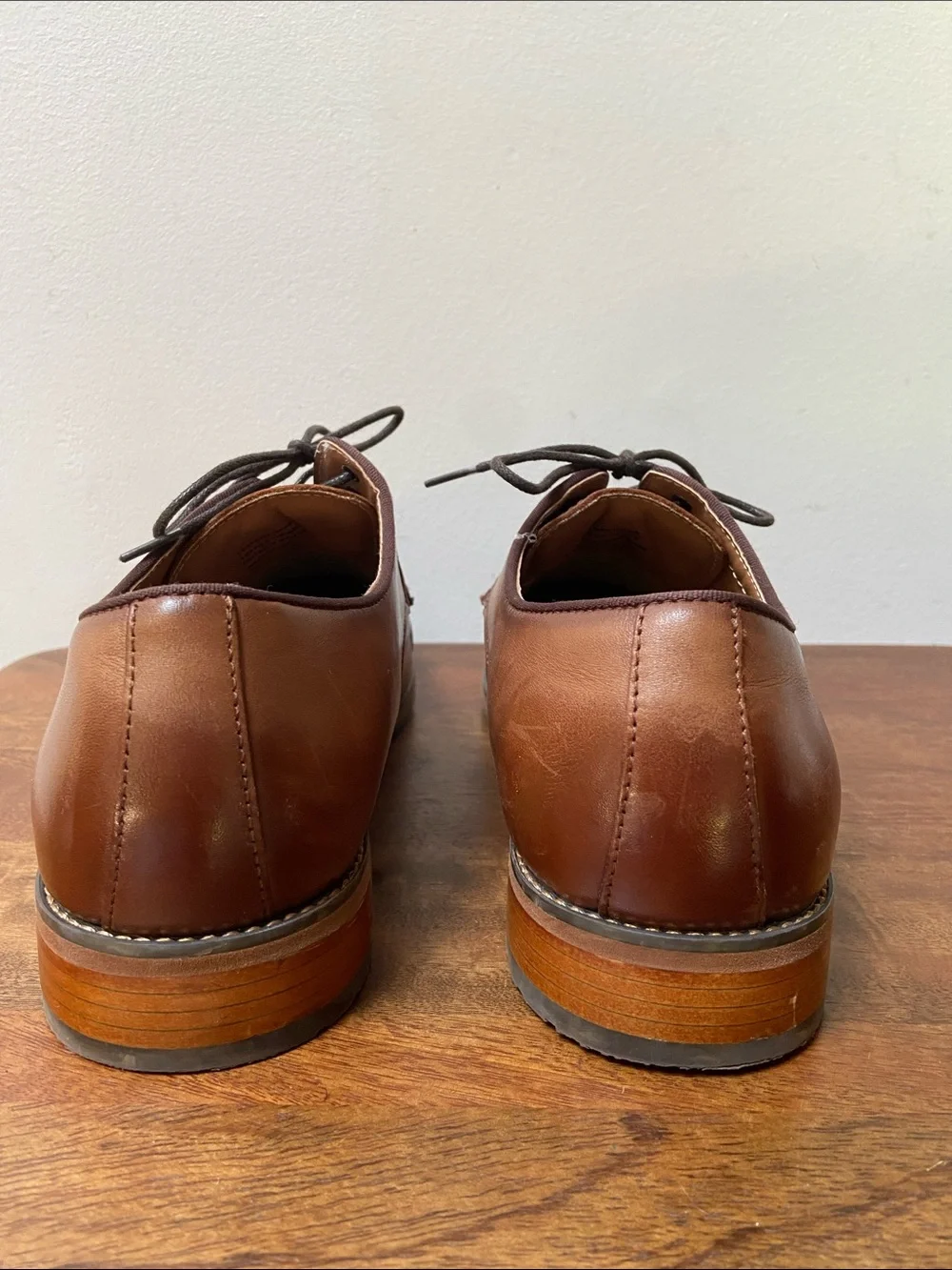 Florsheim Men's Cap Toe Oxfords in Cognac Brown